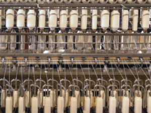 energy consumption for spinning machines