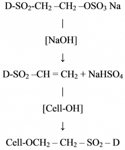 sulphoethyl sulphone dye