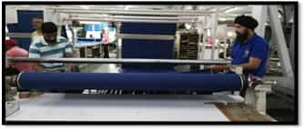 Figure 5.3Fabric folded in roll form