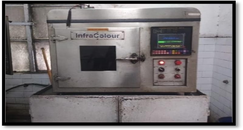 Figure 1.2: Infra-red dyeing machine