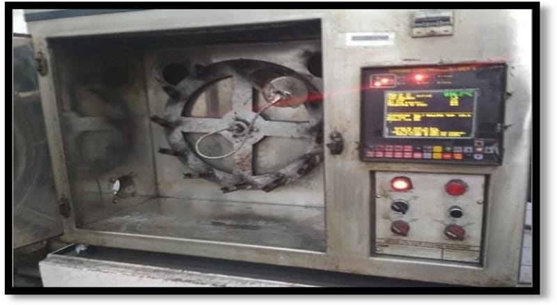 Figure 1.2: Infra-red dyeing machine