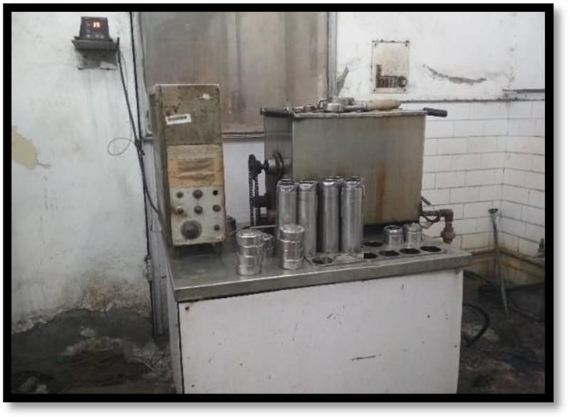 Figure 1.4: glycerin bath dyeing machine