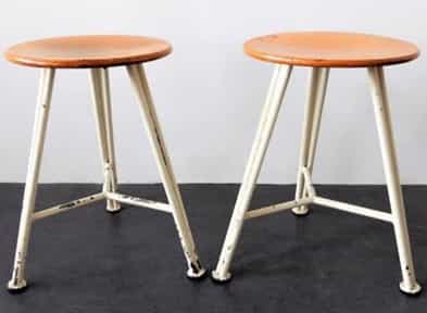 Avoid non-adjustable wooden stools