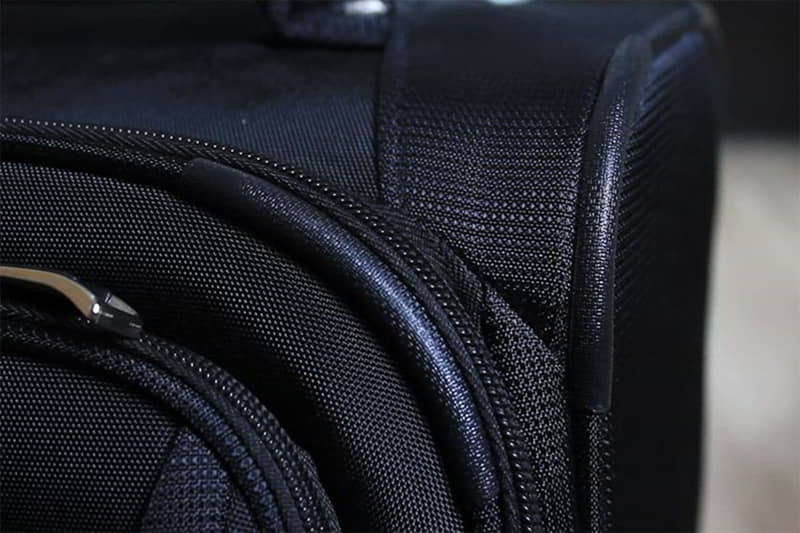 luggage with nylon fabric