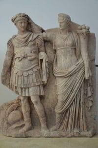 ancient men clothing - statue