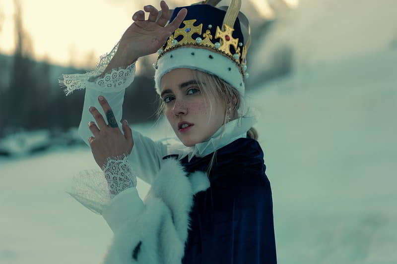 woman wearing crown